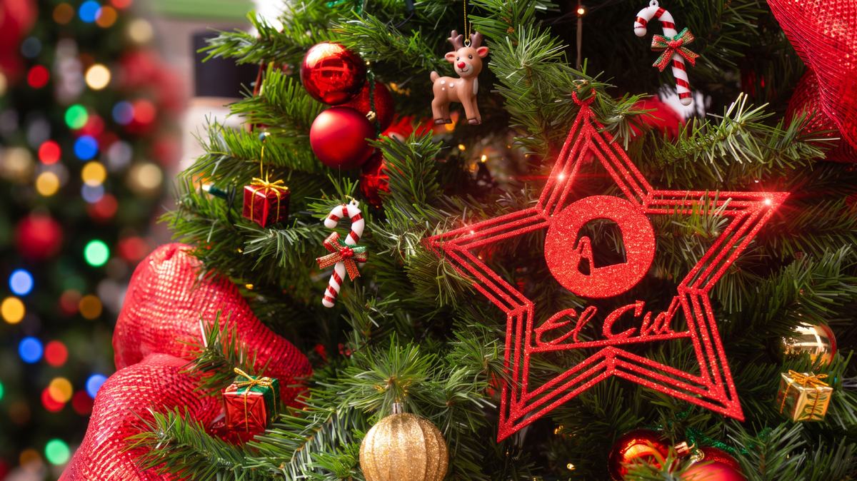 chirstmas tree at el cid resorts